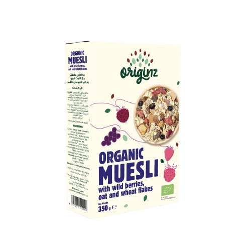 Organic Muesli (with wild berries, oat and wheat flakes)