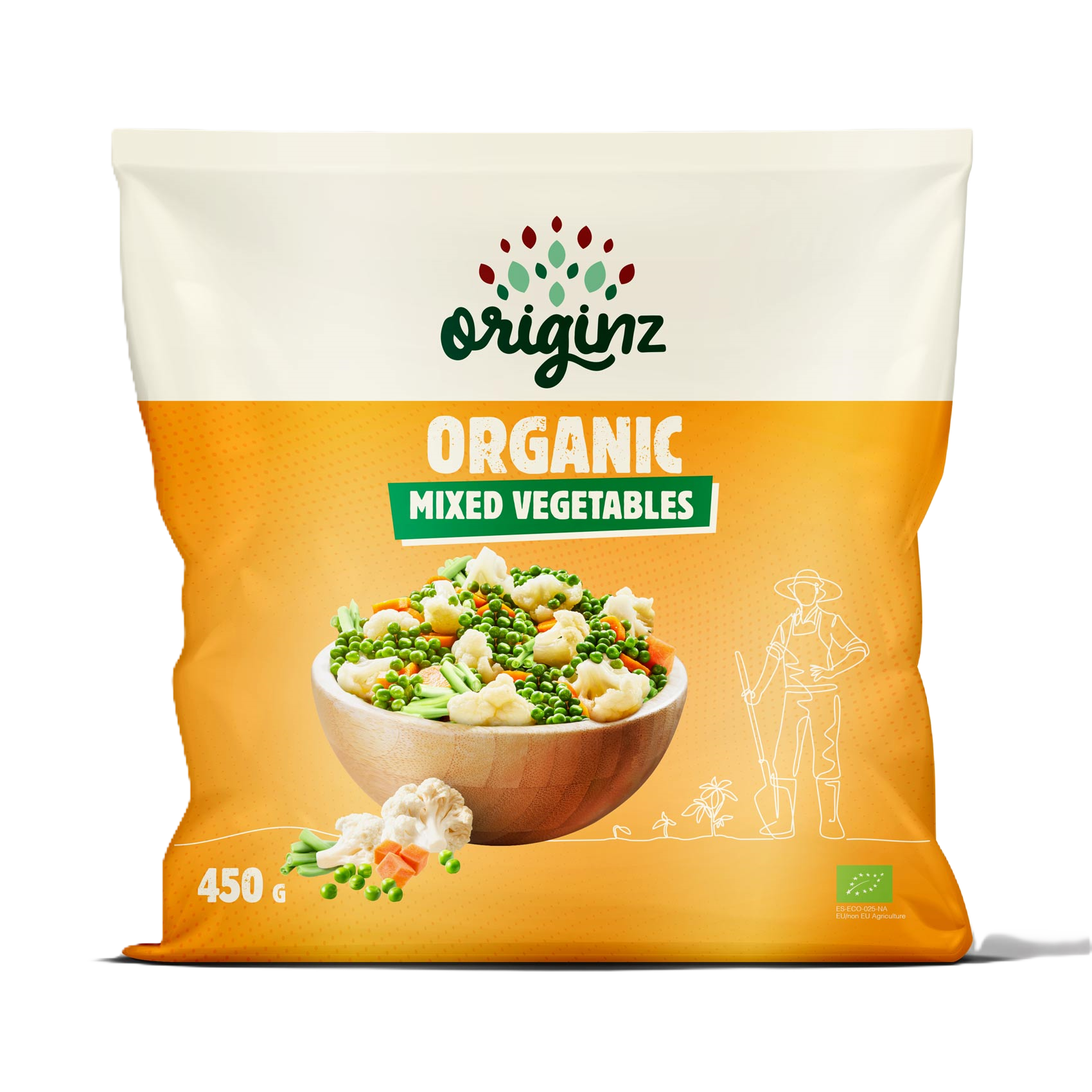 Organic Frozen Mixed Vegetables