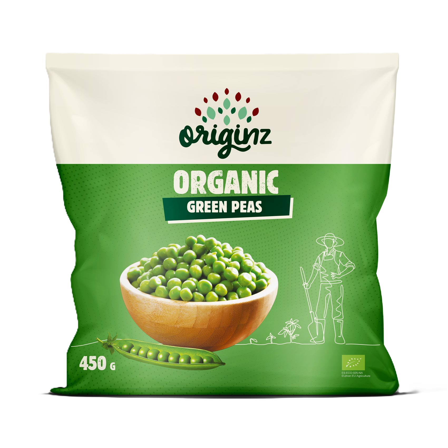 Organic Frozen Green Peas