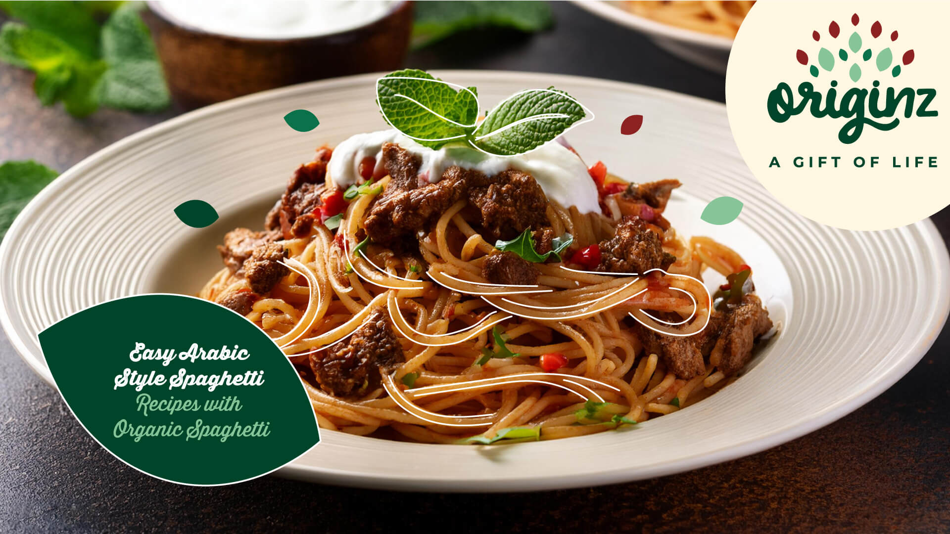 Easy Arabic Style Spaghetti Recipes with Organic Spaghetti