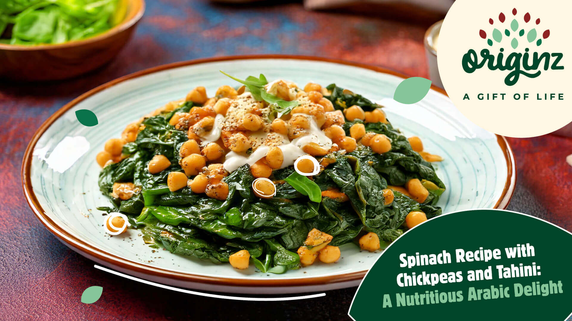 Spinach Recipe with Chickpeas and Tahini: A Nutritious Arabic Delight