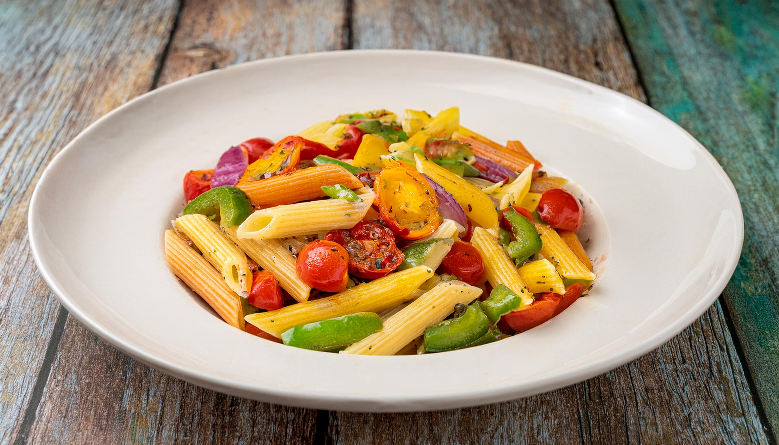 Vegetarian Penne Rigate with Roasted Vegetables: A Wholesome and Delicious Recipe